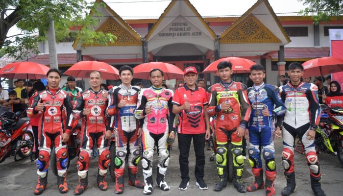 250 Pebalap Sumatera Bersaing di Turnamen Road Race Pemerintah Aceh