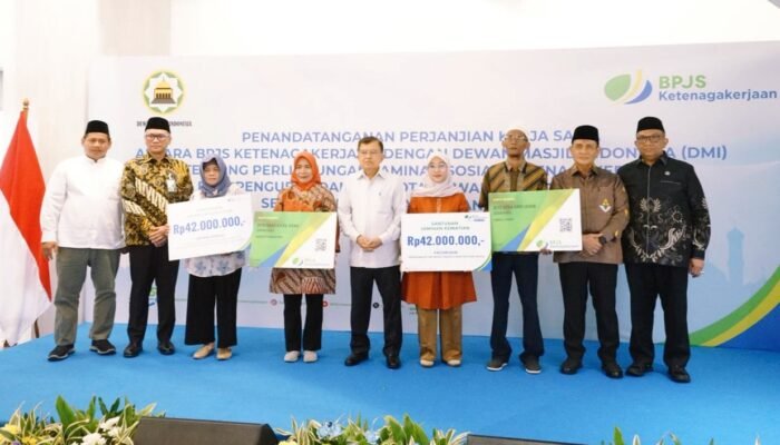 Kemenag Apresiasi Perlindungan Sosial BPJS Ketenagakerjaan untuk Penggiat Masjid