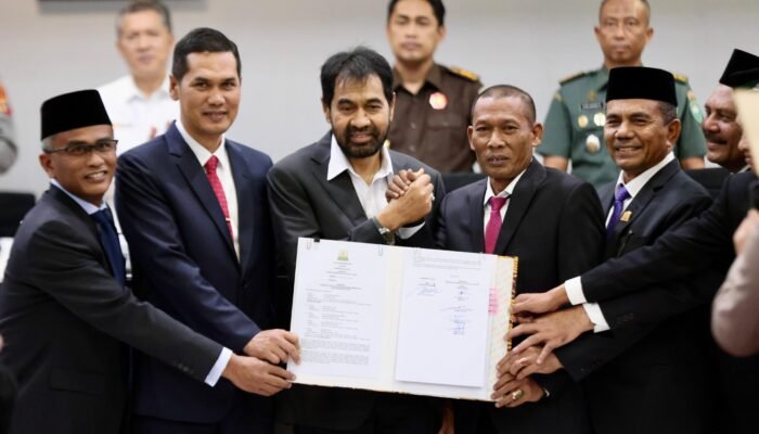 Gubernur Mualem dan DPRA Resmi Tandatangani KUA-PPAS 2026