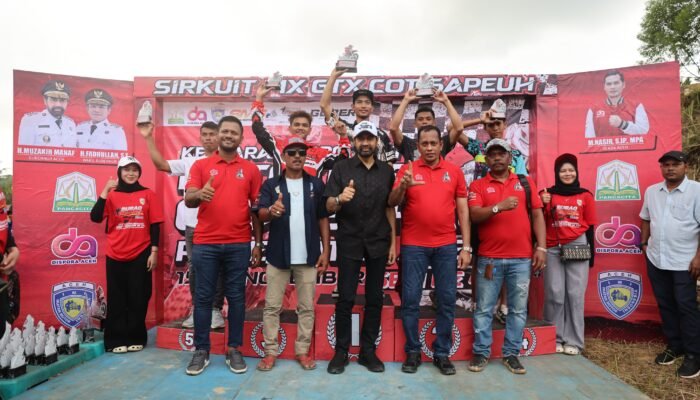 Mualem Tutup Kejurprov Motocross Grasstrack Seri 4 Lhokseumawe: Dorong Anak Muda Aceh Terlibat dalam Dunia Olahraga