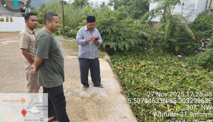 Saluran Tersumbat, Warga Permata Puni Terendam Banjir