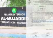 Krisis Keuangan! Pesantren Al-Mujaddid Sabang Umumkan Penutupan Sementara, Seluruh Santri Dirumahkan