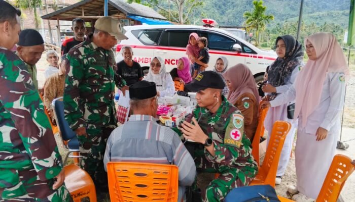 Kesdam IM Kerahkan Tenaga Medis ke Titik Bencana Alam Aceh