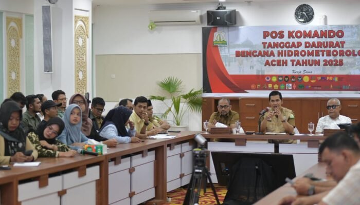 Sekda Aceh Kumpulkan NGO dan Relawan, Perkuat Koordinasi Percepatan Pemulihan Pasca Bencana