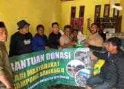 Masyarakat Sawang II Bantu Korban Bencana di Beutong Ateuh Nagan Raya
