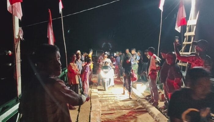 Jembatan Bailey Matang Bangka Bireuen Selesai Dibangun, Aktifitas Warga Kembali Normal