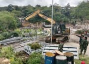Satgas Gulbencal Bangun Jembatan Bailey di Bener Meriah, Akses Warga Lot Bener–Bener Pepanyi Mulai Pulih