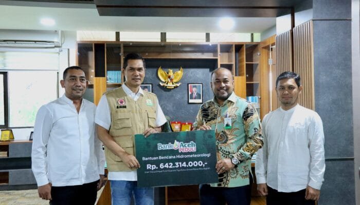 Bank Aceh Salurkan Bantuan “Bank Aceh Peduli” untuk Penanganan Bencana