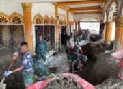 Karya Bhakti TNI Pulihkan Meunasah, Warga Krueng Baroh Kembali Beribadah