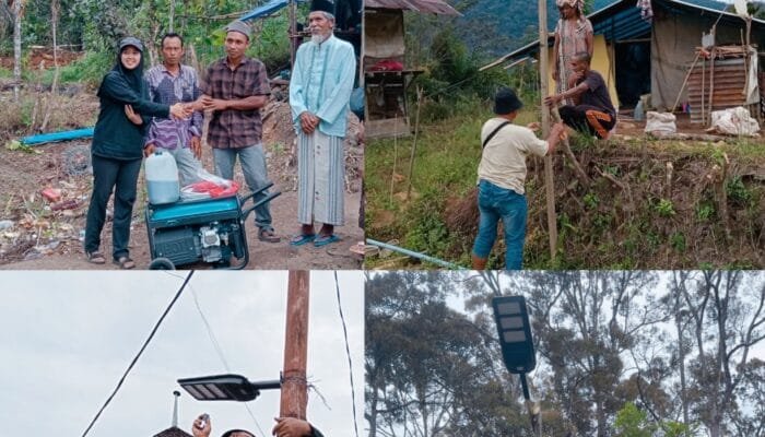Warga Beutong Ateuh Terima Bantuan Lampu Solar Panel dan Genset dari Relawan Kemanusiaan