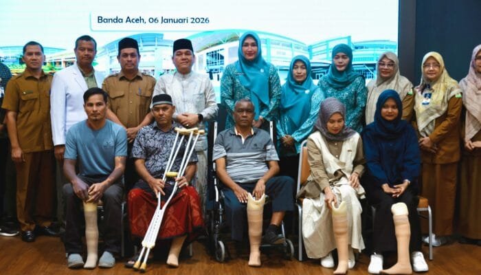 TP PKK Aceh Siap Kolaborasi dengan Baitul Mal Aceh Salurkan Kaki Palsu hingga ke Seluruh Gampong