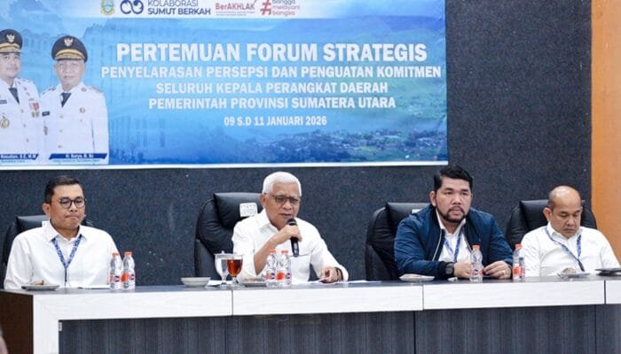 Wagub Sumut Ajak OPD Bersatu Sukseskan Tiga Arah Pembangunan 2026