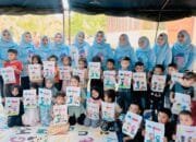 Persit Yonif 112 PD Iskandar Muda Hadirkan Edukasi Rumoh Caroeng Percagaluh untuk Anak Desa Binaan