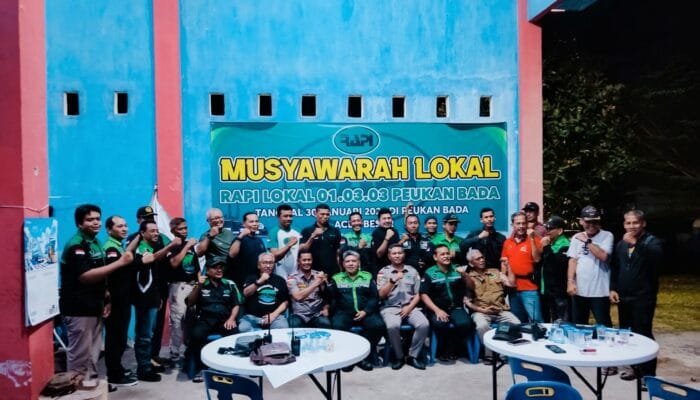 Naisabur Lantik David Efendi Sebagai Ketua RAPI Lokal Peukan Bada