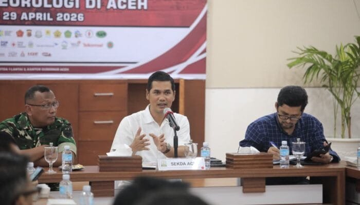Sekda Aceh Perintahkan Percepatan Huntara dan Kesiapan Logistik Jelang Ramadhan