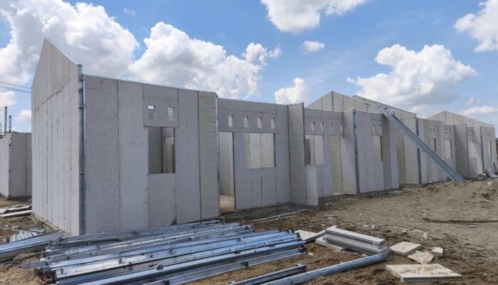 Progress Pembangunan Fisik Rumah Hunian Tetap Korban Banjir di Simpang Kanan Mencapai 45 Persen