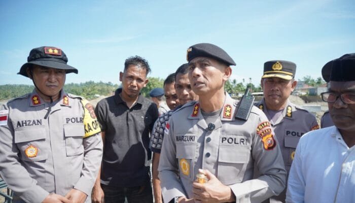 Jembatan Bailey untuk Warga Lhok Cut Dikebut, Kapolda Aceh Turun Langsung Tinjau Lokasi