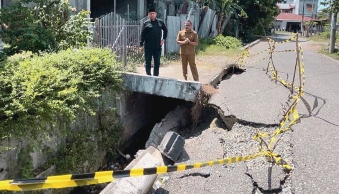 DPRK Banda Aceh: Jalan Longsor di Pango Raya akan Segera Diperbaiki