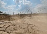 Badai Debu Ancam Kesehatan Penyintas Banjir di Aceh Timur