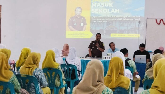 Program Jaksa Masuk Sekolah, Kejati Aceh Tanamkan Kesadaran Hukum Sejak Dini