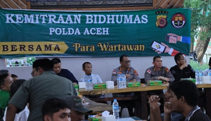 Polda Aceh Gelar Buka Puasa Bersama Awak Media