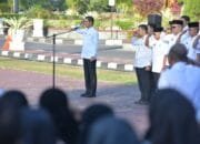 Sekda Aceh Pimpin Apel Perdana Pasca Idul Fitri, Ajak ASN Tingkatkan Kinerja dan Disiplin