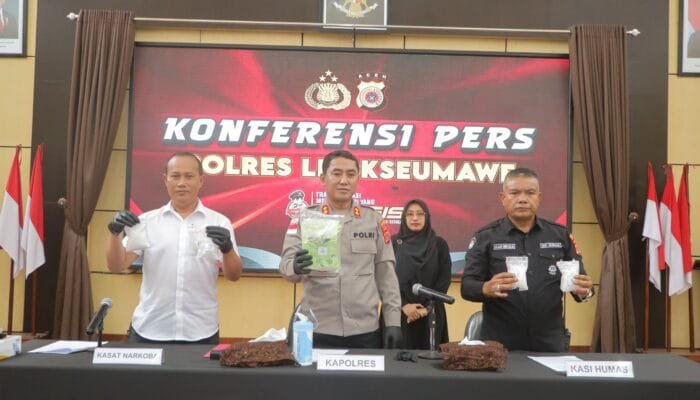 Polisi Gagalkan Transaksi Sabu 1,5 Kg di Lhokseumawe, Tiga Orang Masuk DPO
