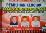 Suhardi Terpilih sebagai Keuchik Gampong Lheu Blang