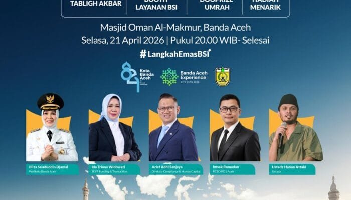 BSI dan Pemko Banda Aceh Luncurkan “Banda Aceh Berhaji”, Hanan Attaki Isi Kajian Spiritual