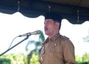 Apel Gabungan di Kota Jantho, Wabup Syukri Ingatkan ASN soal Disiplin dan Pelayanan Publik