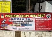 Pendaftaran Tuha Peut Gampong Cot Gud Resmi Dibuka