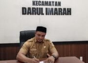 Camat Darul Imarah Minta Pemerintah Gampong segera Siapkan Penjaringan Tuha Peut