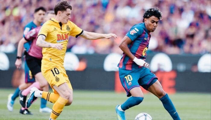 Barcelona Menang Telak 4-1 Atas Espanyol, Lamine Yamal Satu Gol Dua Assist