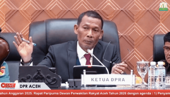DPRA Gelar Paripurna LKPJ Gubernur Aceh Tahun Anggaran 2025 dan Bentuk Pansus Evaluasi