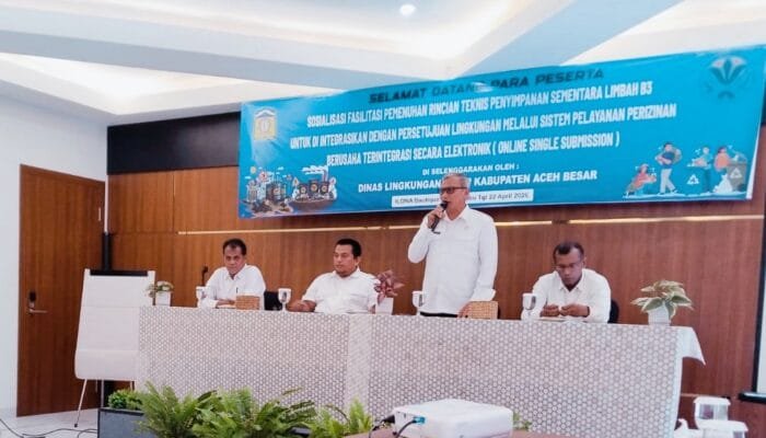 DLH Aceh Besar Sosialisasikan Pengelolaan Limbah B3 Sesuai Regulasi