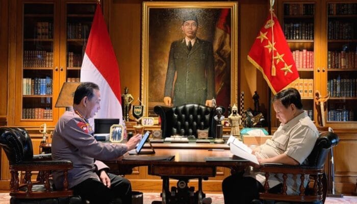 Presiden Prabowo Panggil Kapolri ke Hambalang