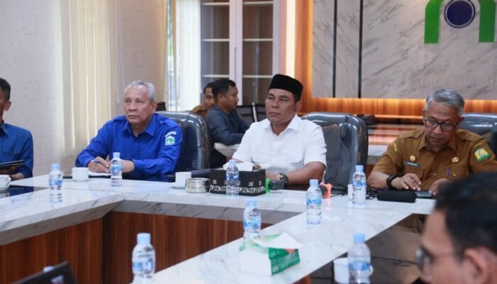 Plt Dirut PDAM Tirta Mountala Dampingi Bupati Aceh Besar Bahas Percepatan SPAM Regional Leupung