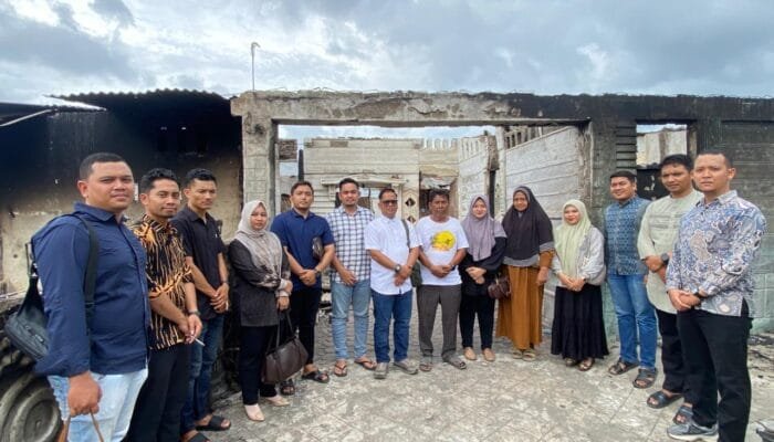 Kebakaran di Lhokseumawe, Dua Anggota SPPI Kehilangan Rumah dan Harta Benda