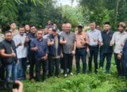 Banleg DPRK Aceh Besar dan PDAM Tirta Mountala Tinjau Lokasi Pembangunan WTP Seulimuem