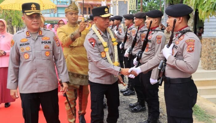 Kapolda Aceh Tinjau Pembangunan Huntap Polri di Aceh Tamiang