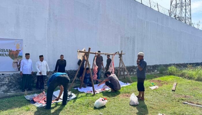 Lapas Lhoknga Laksanakan Penyembelihan Hewan Qurban Idul Adha 1447 H