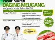 Jadwal dan Lokasi Pasar Murah Daging Meugang Banda Aceh