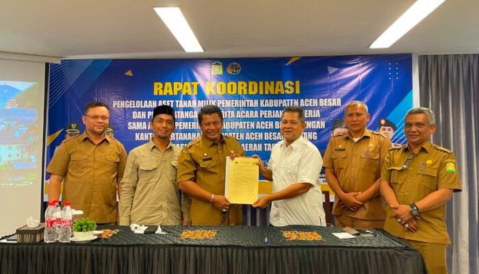 Sekda Aceh Besar Minta Sertifikasi Aset Daerah Dipercepat untuk Cegah Sengketa
