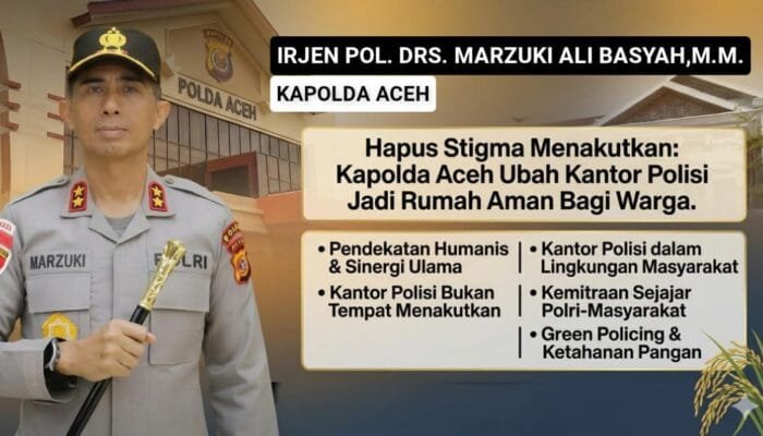 Hapus Stigma Menakutkan, Kapolda Aceh Ubah Kantor Polisi Jadi Rumah Aman bagi Warga