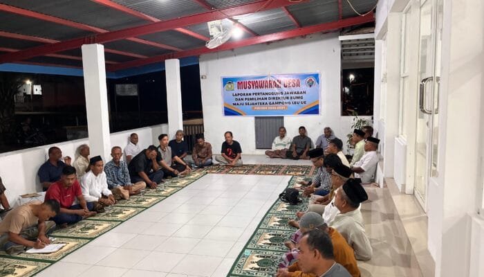 Fadhil Hasbi Pimpin BUMG Maju Sejahtera Gampong Leu Ue Periode 2026-2031