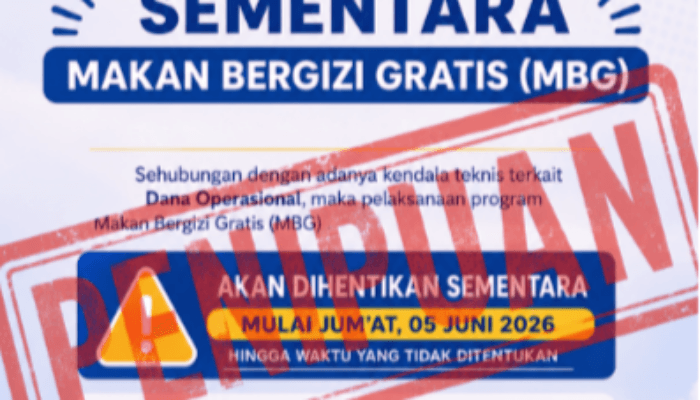 Beredar Info Program MBG Dihentikan Sementara, BGN Tegaskan Hoaks!