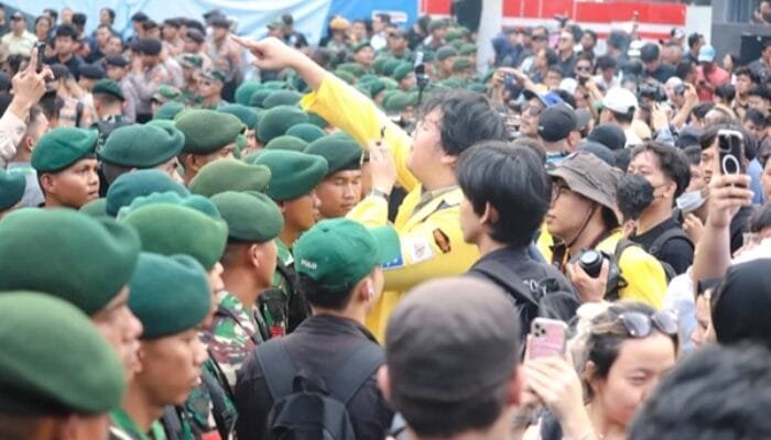 Demo Mahasiswa di Jakarta Diadang Aparat, Koalisi Sipil Kritik Keterlibatan TNI dan Komcad