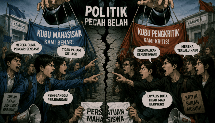 Mahasiswa Versus Mahasiswa: Ketika Politik Pecah Belah Menyusup ke Kampus