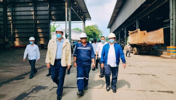 Menkeu Sidak Perusahaan Baja Asal Tiongkok di Jakarta