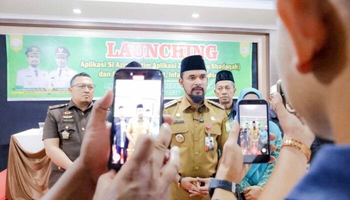 Bupati Aceh Timur Luncurkan Aplikasi Si AZIS